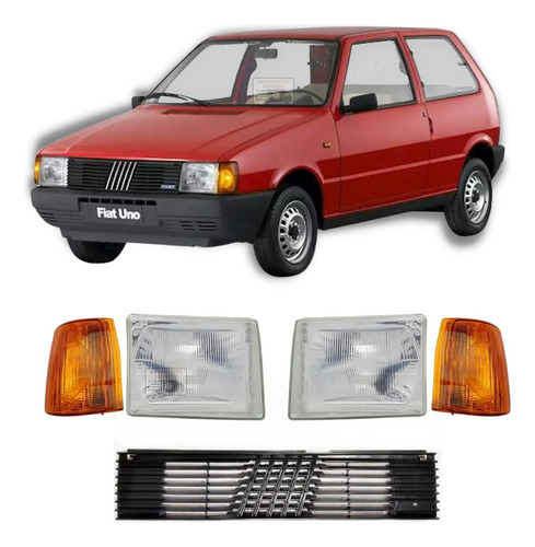 Opticas Giros Y Parrilla Fiat Uno 1988 1989 1990 1991