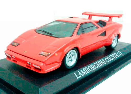 Miniatura Lamborghini Countach 1985 1:43 Sem Retrovisor