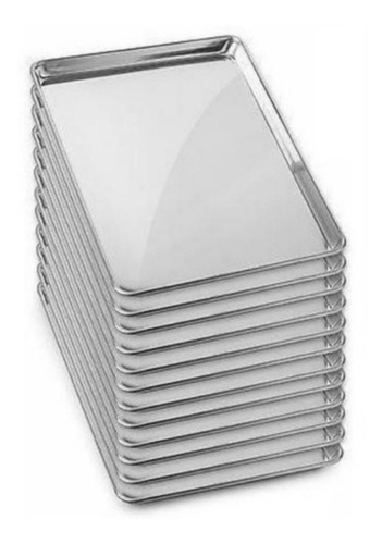 Charola 45x65 Zintroalum Para Panaderia 25 Pzas