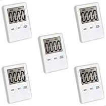 Comprar Kit 5 Cronômetro Timer Digital Imã E Alarme Cozinha Academia