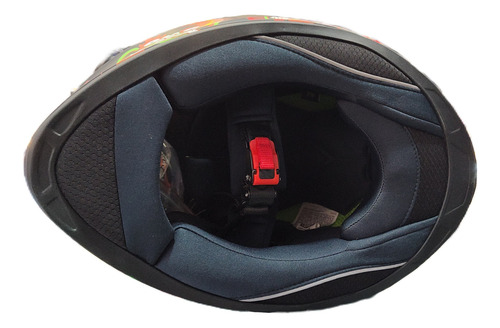 Casco Shaft Integral Cartoon Network 582 Edición Especial Rojo Samurai Jack L