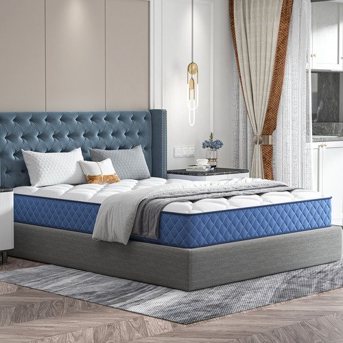 Zocalo Colchón Queen Size En Caja Memory Foam 150x190x22cm