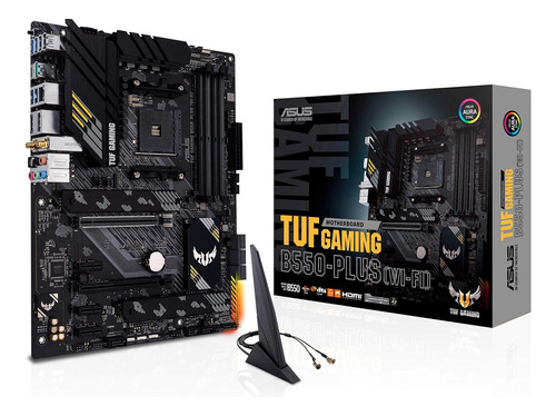 Placa Asus Tuf Gaming B550-plus Wi-fi Ii Amd Ryzen Ddr4 Am4 cor preta