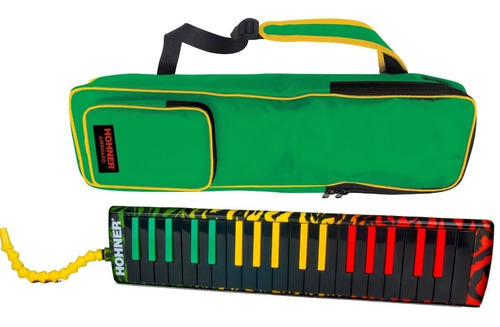 Melodica Pianica Hohner Airboard Rasta 37 Teclas