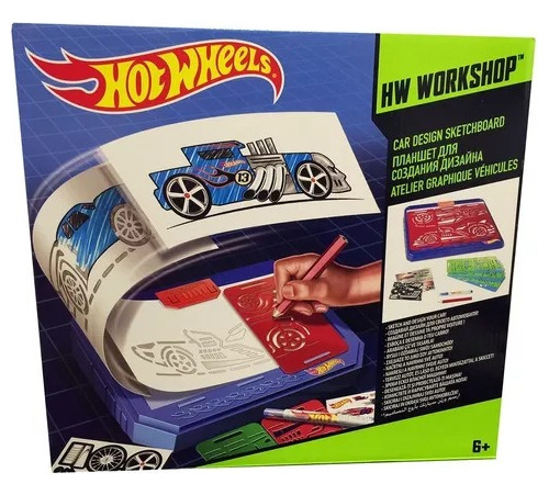 Kit De Criação De Carrinhos Hot Wheels Design Prancheta