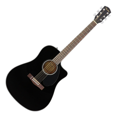 Guitarra Electroacústica Fender Cd60sce Dread Black Wn