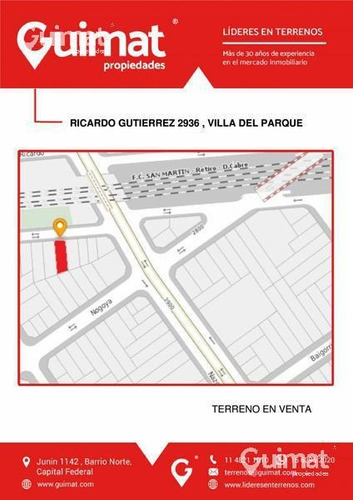 Imagen 2 de 15 de Lideres En Terrenos - Guimat Propiedades, A Mts De Av Nazca. Se Toman M2! En Parte De Pago