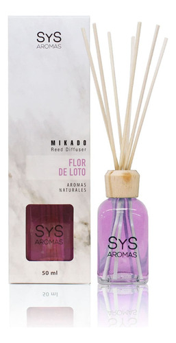 Estuche Ambientador Mikado Flor De Loto 50ml Sys Aromas