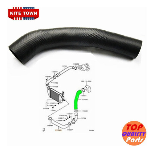 Turbocharger Intercooler Outlet Hose For Mitsubishi L200 Wfb