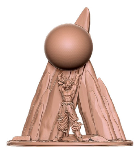 Dragon Ball Goku Lampara Modelo Stl Para Impresion 3d