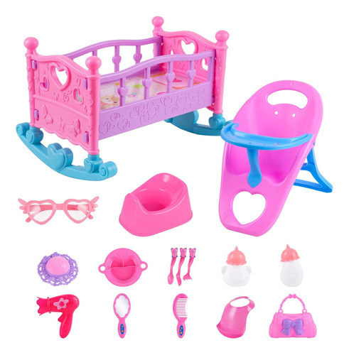 Babeside Juego De Accesorios Para Muñecas De Bebé, Juego De