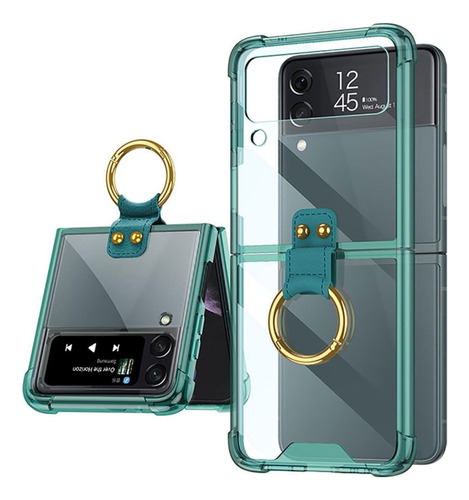 Funda Para Samsung Galaxy Flip Z4 Z3 Móvil Con Soporte