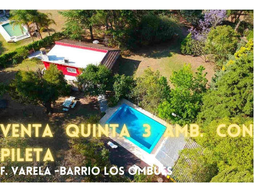 Venta Casa C/pileta F. Varela -barrio Los Ombues