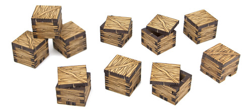 Terreno Modular Towerrex Dnd 28mm - Cofres Y Barricadas