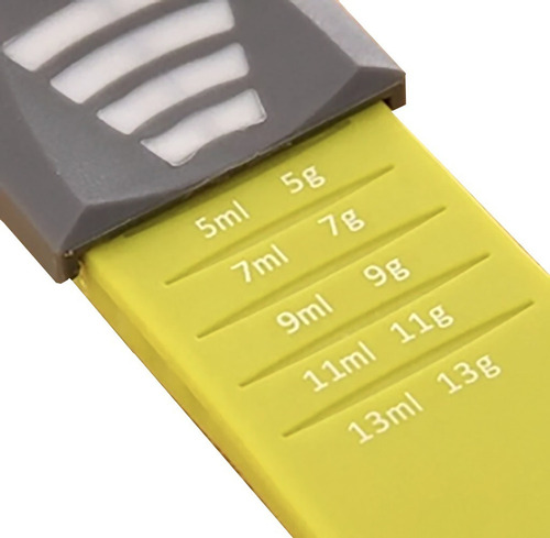 Colher De Medição De Bolso Mede Mililitros E Gramas De Cor