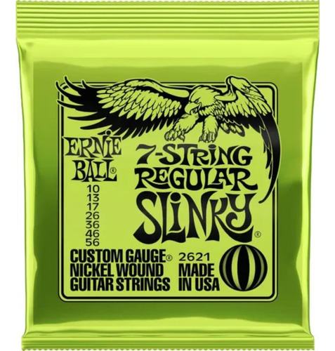 Encordado Guitarra Eléctrica Ernie Ball Slinky P02621 10 56