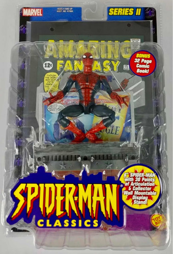 Spiderman Classic Marvel Toy Biz Serie 2 Amazing Fantasy