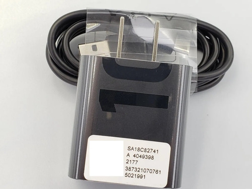 Cargador Motorola Original 10w G8 Power G04s G05 G15 E14 E15 Negro