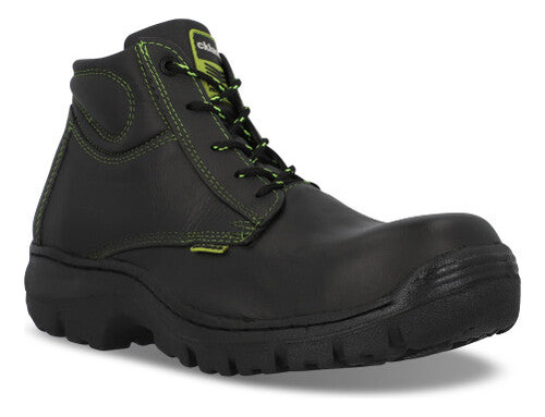 Bota Moda 41300pr Suave Cosido Punta Puntera Poliamida