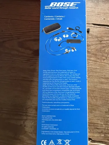 Fone De Ouvido In-ear Sem Fio Bose Quietcomfort 20i Qc20i