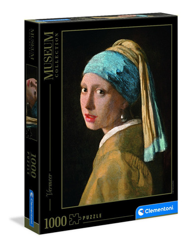 Rompecabezas Joven Con Arete De Perla Vermeer 1k Clementoni