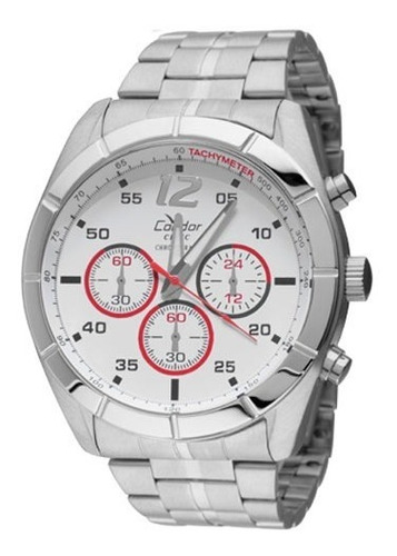 Relógio Condor Masculino Ky20394/3b Prata