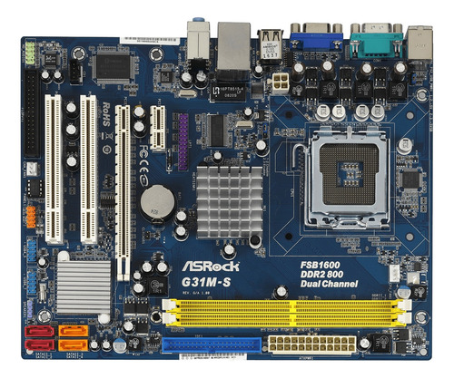Placa Madre Asrock G31m-gs Socket 775 (Reacondicionado)