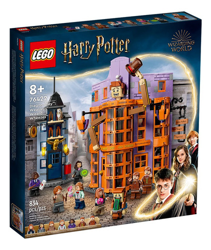 Lego 76422 Callejón Diagon: Sortilegios Weasley Cantidad De Piezas 834
