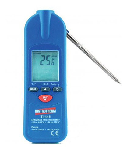 Termômetro Digital Escala -35 A 260ºc Ti-445 C/ Certificado