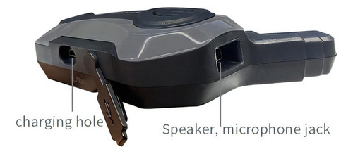 Motocicleta Bt Intercomunicador Con Radio Casco Bt Auricu
