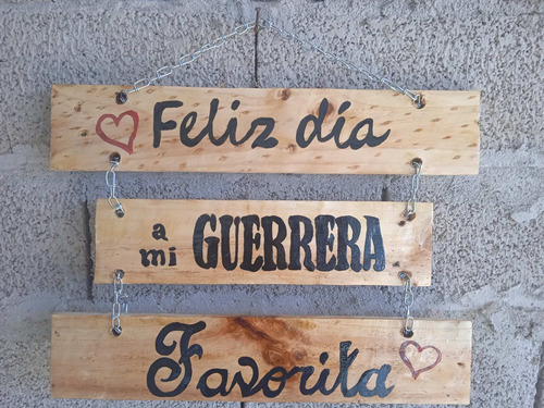 Letreros Artesanales En Madera Pintados A Mano 