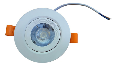 15 Pz Spot Led Dirigible 3w Redondo Cuadrado Plafon Bote Color Redonda Luz Calida (3500k)