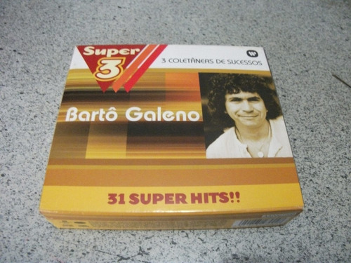 Cd - Barto Galeno 31 Super Hits Box Com 3 Cds