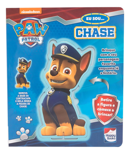 Paw Patrol - Eu sou... Chase, de Fucci, Emma & Salgado, Virginia Pérez. Editorial Happy Books Editora Ltda., capa mole em português, 2017