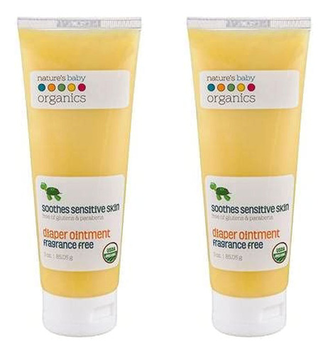 Nature's Baby Organics Crema Para Panales, Crema Contra La D