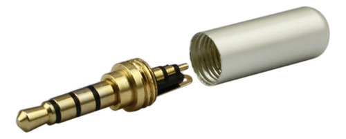 Ficha Mini Plug 3.5 Mm 4 Secciones Ideal Auricular Microfono
