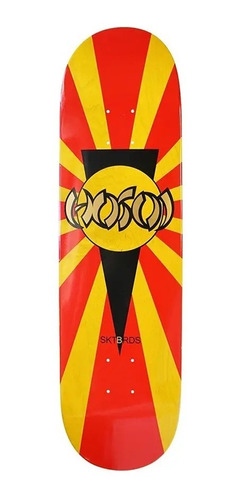 Tabla De Skate Hosoi Rising Sun 8.25  Red/yellow Deck