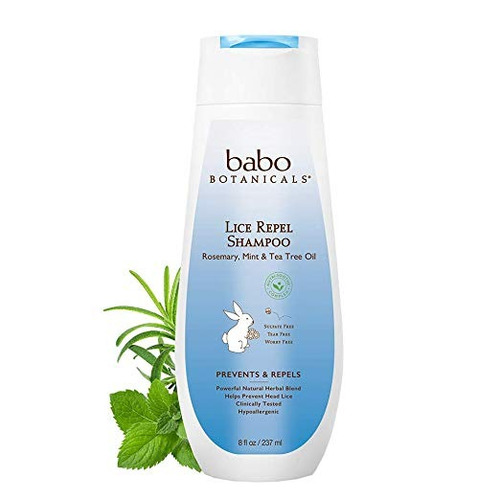 Babo Botanicals Piojos Prevención Niños Shampoo - Rosemary &