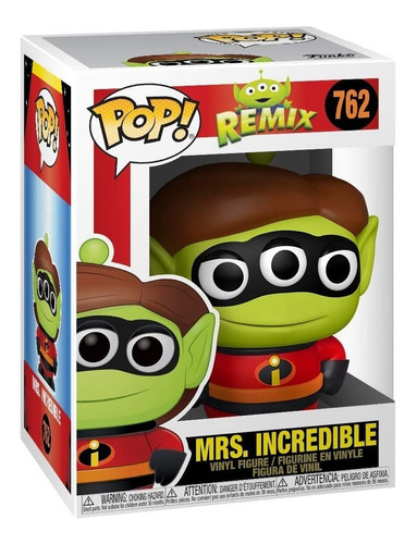 Funko Pop Alien Remix Mrs. Incredible 762  Pixar - Gw041