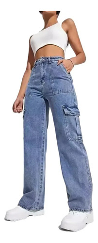 Vaqueros Vaqueros De Pierna Recta Para Mujer, Ropa De Trabaj