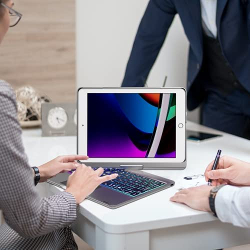 Funda Con Teclado Para iPad De 9.ª Generación: 2021 Touchpad
