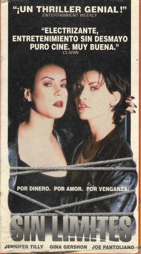 Sin Limites Vhs Bound Jennifer Tilly Gina Gershon 1996