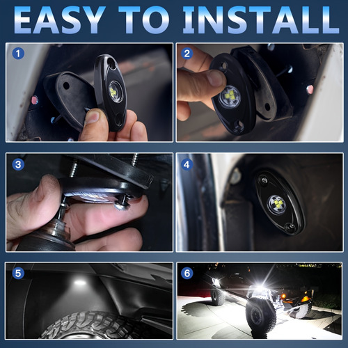 Luz Led Luces Ambientales Led De Moto Auto Un Solo Color Rojo