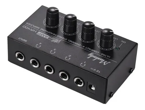 comprar Amplificador De Fone Power Play Behringer 4 Canais Ha400