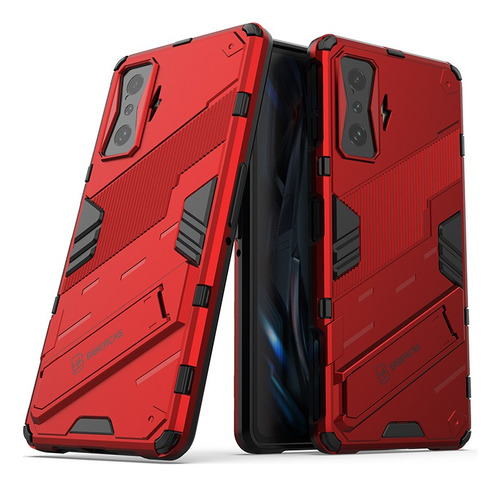 Funda Uso Rudo Para Xiaomi Poco F4 Gt + Mica Cristal Pengke