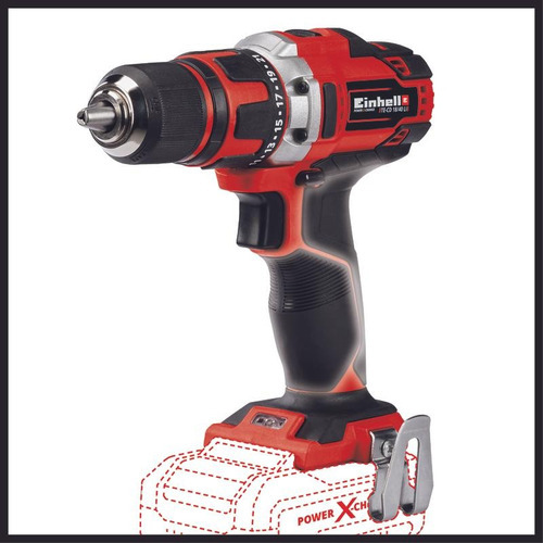 Imagen 2 de 8 de Taladro Atornillador Te-cd 18/40 Li-solo Einhell Rojo 50hz