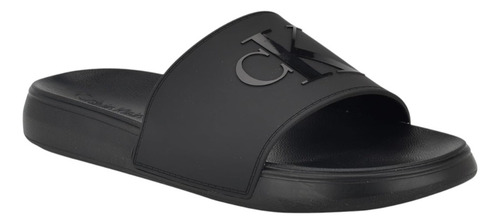Chancla/sandalia Calvin Klein Wiston Negra Slide Para Hombre