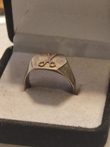 Anillo Plata 925 Peluquera Hexagonal 12 Mm 5 Gr Kendra Joyas