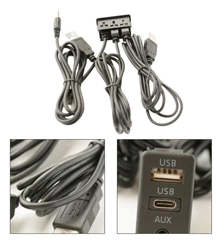Cable De Extensión De Montaje Para Coche, Cable De Panel