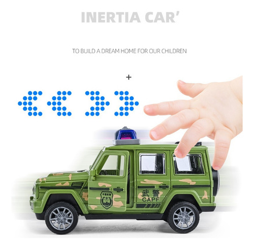 4 Piezas De Coche De Inercia Grande, Modelo De Simulación